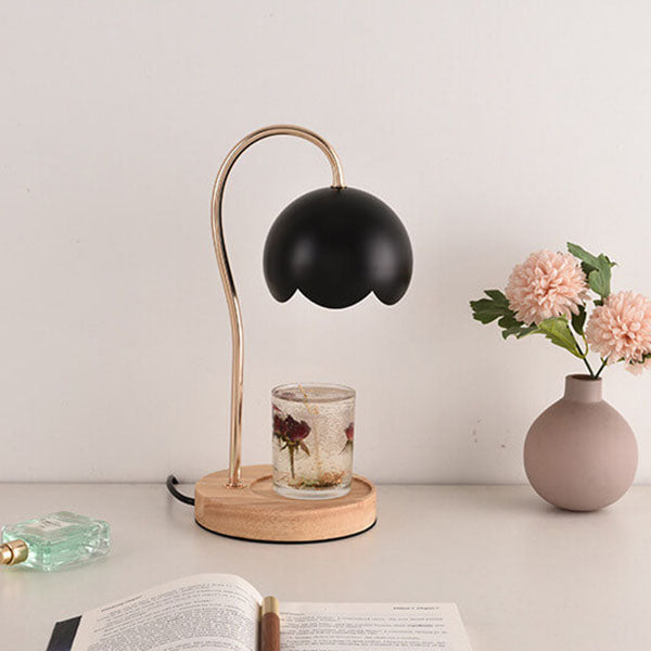 Nordic Rose Dome Dimmable 1-Light Melting Wax Table Lamp