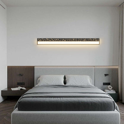 مصباح حائط LED مستطيل الشكل مصنوع من الحديد والأكريليك بتصميم عصري بسيط لغرفة المعيشة