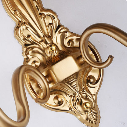 Modern Luxury Hardware Fabric 1/2-Light Wall Sconce Lamp For Living Room