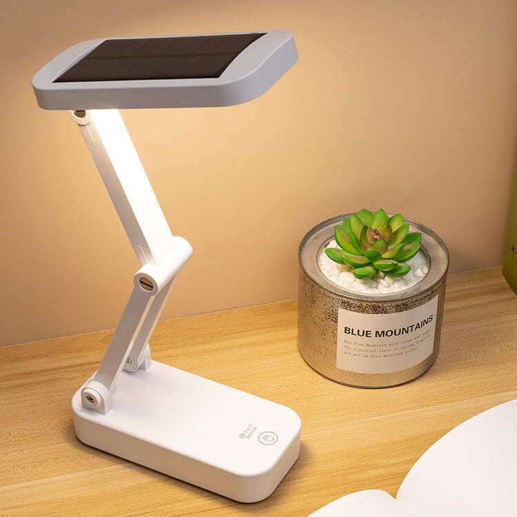 Simple Solar Folding Infinitely Dimmable LED Eye Protection Desk Lamp