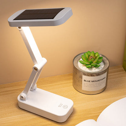 Simple Solar Folding Infinitely Dimmable LED Eye Protection Desk Lamp