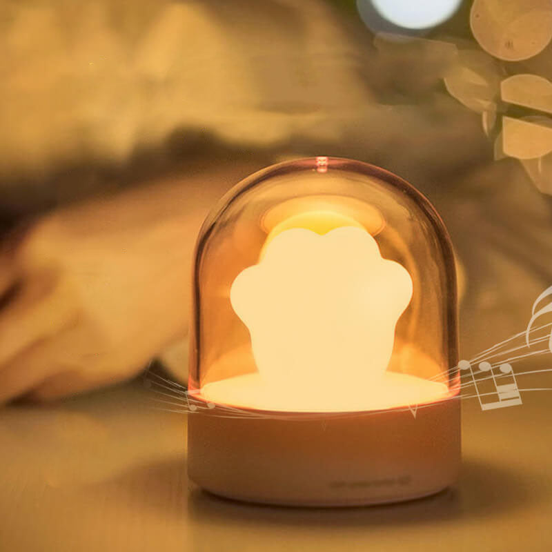 Creative Cartoon Cat Claw LED Eye Protection USB Night Light Table Lamp