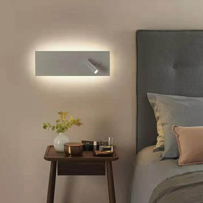 مصباح حائط LED عصري بسيط على الطراز الاسكندنافي بجانب السرير 