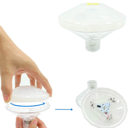 Diamond Shape Waterproof RGB Color LED Diving Light Night Light