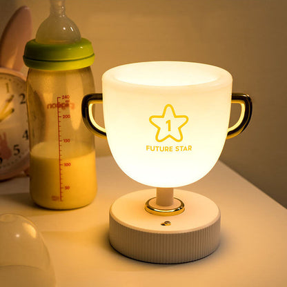 Creative Trophy Cup LED Night Light USB Table Lamp