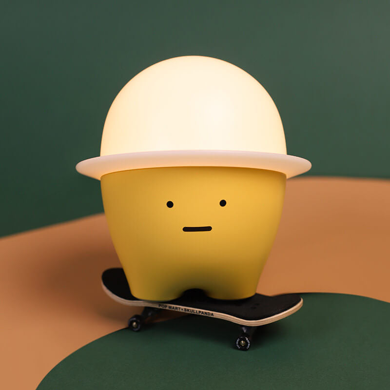 Creative Cute Emoji Silicone LED Night Light Bedside Table Lamp