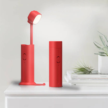 Creative Small Retractable Power Bank Flashlight LED Table Lamp