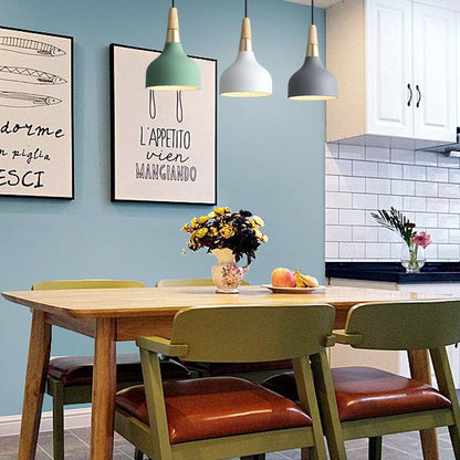 Creative Modern Macaron Disc Art 1-Light Pendant Light