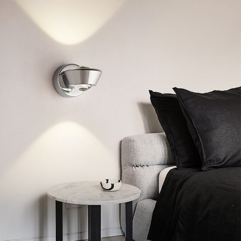 مصباح حائط LED بتصميم كرة حديدية إبداعي عصري بجانب السرير 