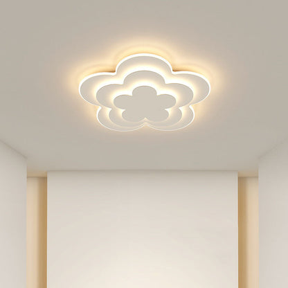 Modern Creative Flower Petal Acrylic LED Flush Mount Lighting