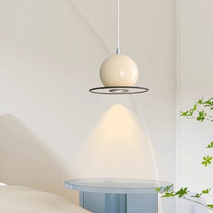 Contemporary Creative Orb Round Iron LED Pendant Light For Living Room