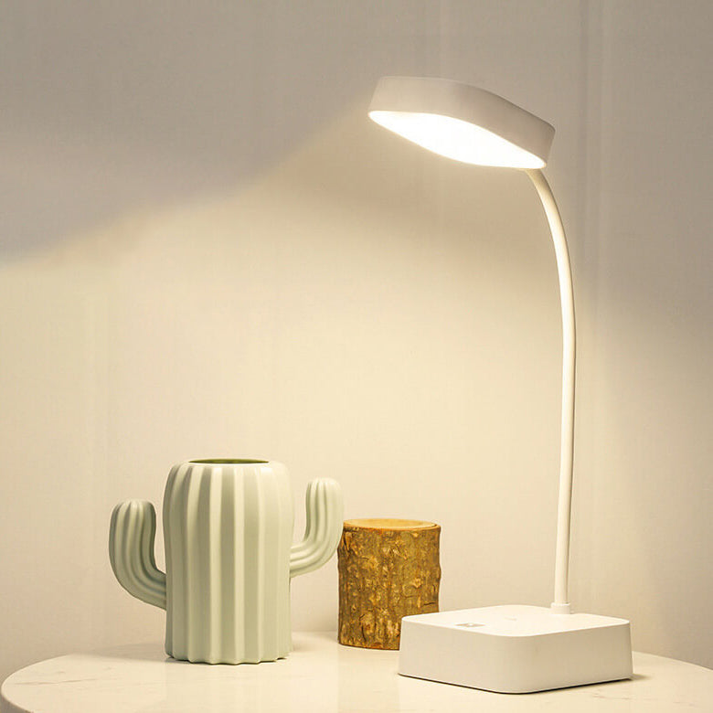 Simple Square Rechargeable Folding Touch LED Eye Care Desk Lamp