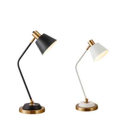 Modern Minimalist Solid Color Iron 1-Light Table Lamp