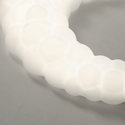 ثريا LED بلاستيكية حديدية على شكل قمر بتصميم عصري بسيط لغرفة المعيشة