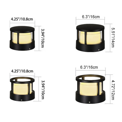Industrial Waterproof Aluminum Cylinder LED Outdoor Lawn Landscape Light