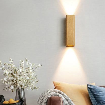 Modern Minimalist Rectangular Aluminum LED Wall Sconce Lamp For Bedroom