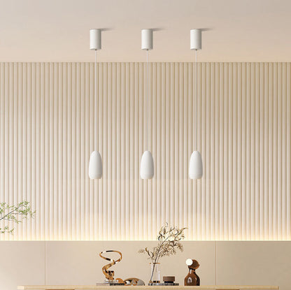 Modern Minimalist Aluminum Bullet Design LED Pendant Light For Living Room