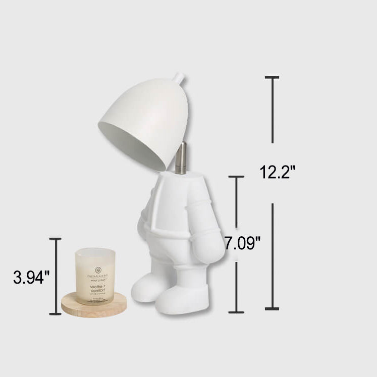 Creative Little White Design LED Night Light Melting Wax Table Lamp