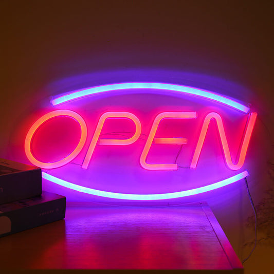 Creative Neon Open Acrylic LED Atmosphere Neon Decorative Light