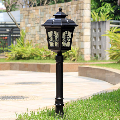 Industrial Waterproof Square Arrow Flower 1-Light Outdoor Lawn Landscape Light