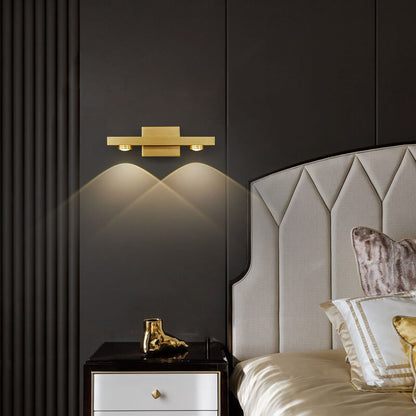 Modern Retro All Copper LED Vanity Light Wall Sconce Lamp