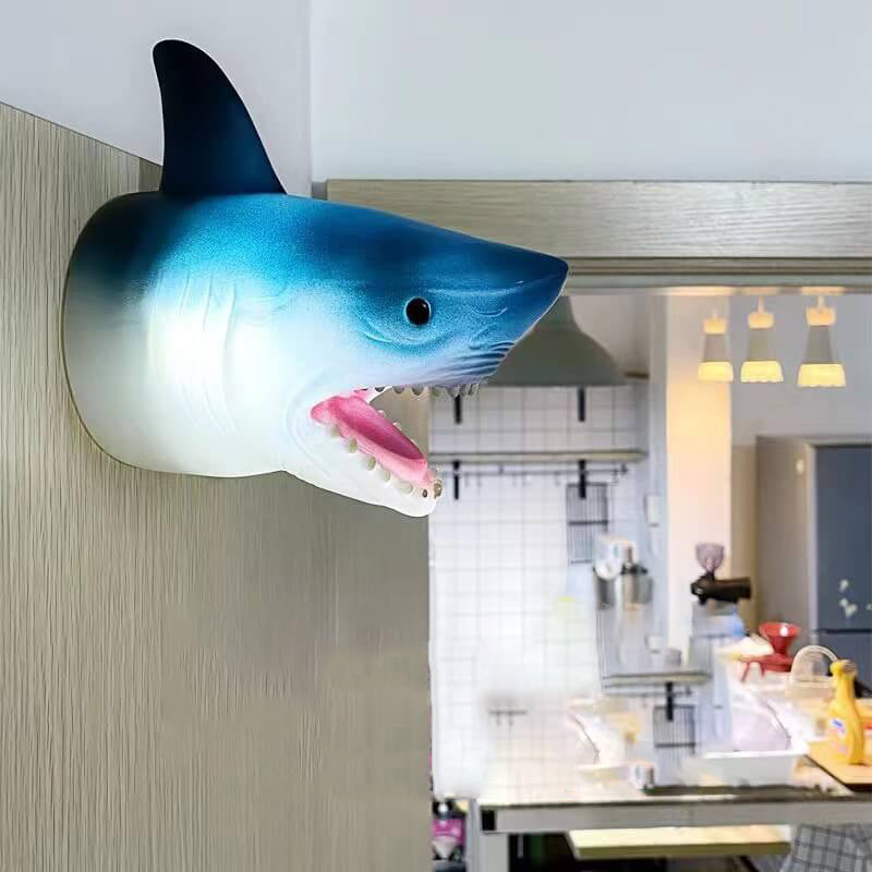 Creative Shark Silicone Pat LED Night Light Table Lamp