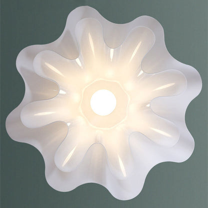 Modern Acrylic Scandinavian Style Petal 1-Light Flush Mount Light