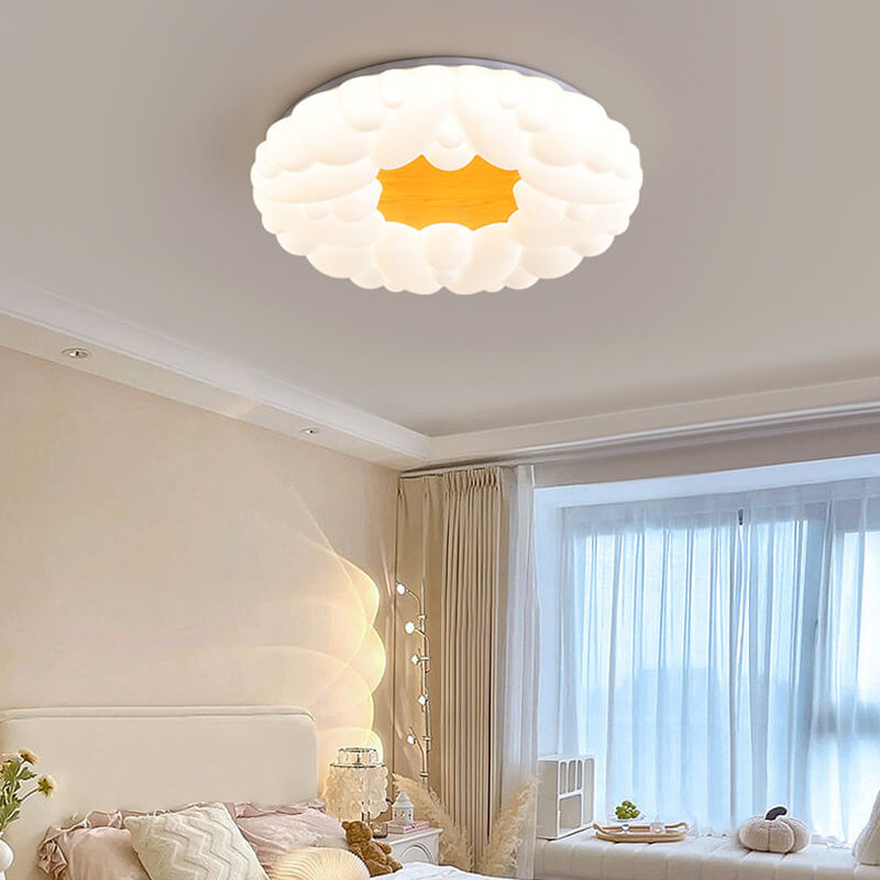Scandinavian Modern Minimalist Acrylic Children's LED Flush Mount Ceiling Light