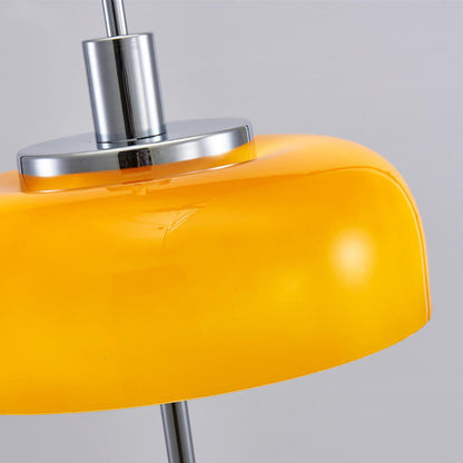 Nordic Vintage Orange Iron Glass 3-Light Table Lamp