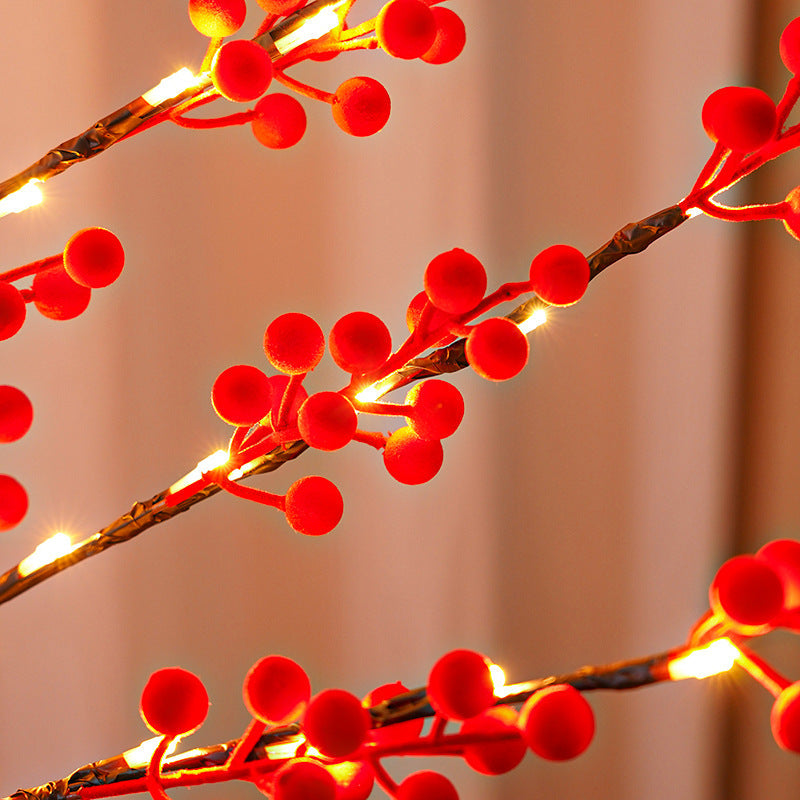 Modern Holiday Decor Birch Tree Plastic LED Standing Floor Lamp