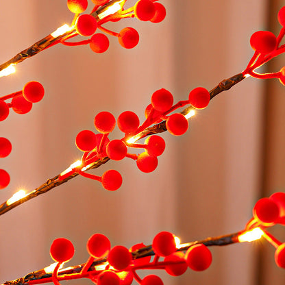 Modern Holiday Decor Birch Tree Plastic LED Standing Floor Lamp