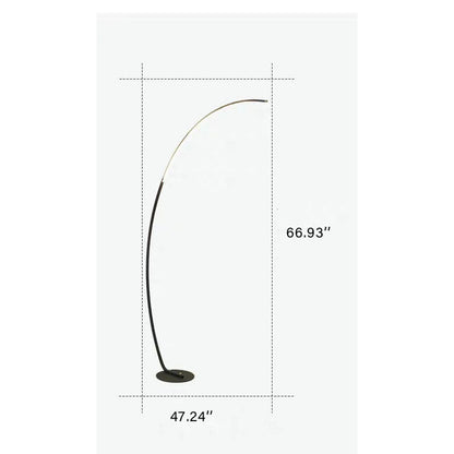 Fishing Rod Shaped 1-Light Arc Circular LED Floor Lamps