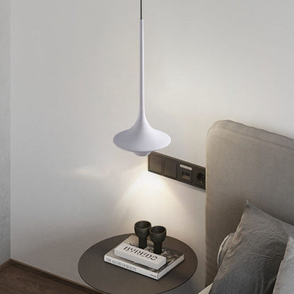 Modern Minimalist Solid Color Hardware Resin LED Pendant Light