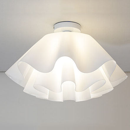 Modern Acrylic Scandinavian Style Petal 1-Light Flush Mount Light