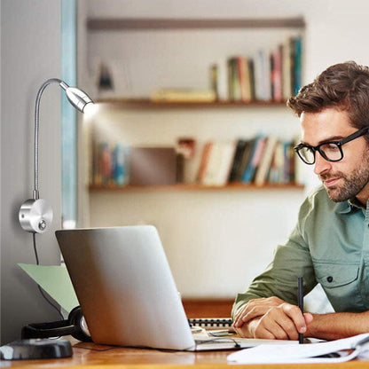 مصباح حائطي حديث مزود بمنفذ USB LED 