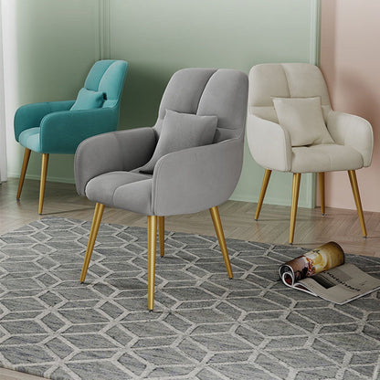 Modern Minimalist Sponge Square Vanity Stool Backrest For Bedroom