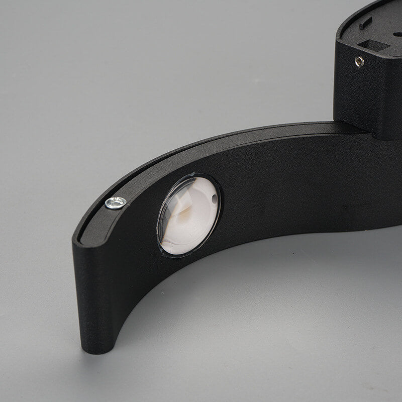 モダンでクリエイティブなウェーブカーブアクリルアルミLEDウォールスコンスランプ