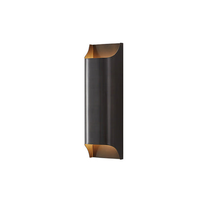Contemporary Simplicity Full Copper Column 2-Light Wall Sconce Lamp For Living Room