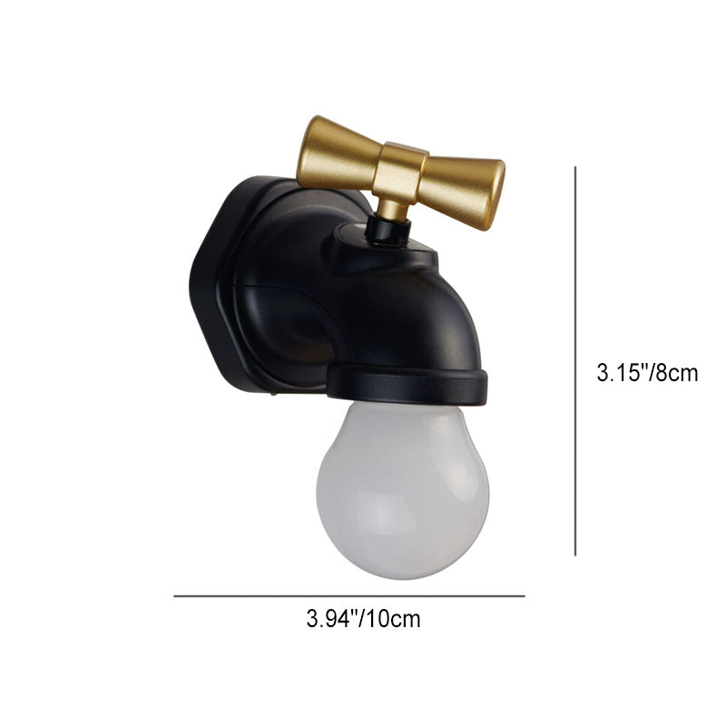 مصباح حائطي حديث إبداعي مزود بمنفذ USB وإضاءة ليلية LED ومزود بمنفذ ABS PC 