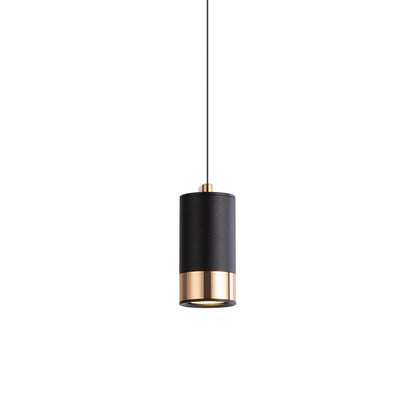 Nordic Minimalist Column Iron Mini 1-Light Pendant Light