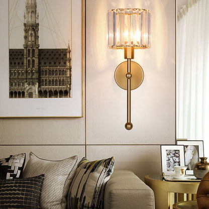 Vintage Light Luxury Crystal Bird 1-Light Wall Sconce Lamp