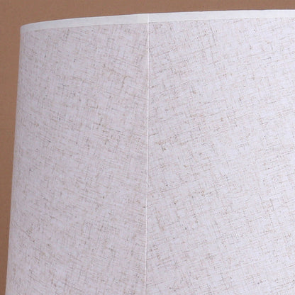 Vintage Country Fabric Doing Old Solid Wood Base 1-Light Table Lamp