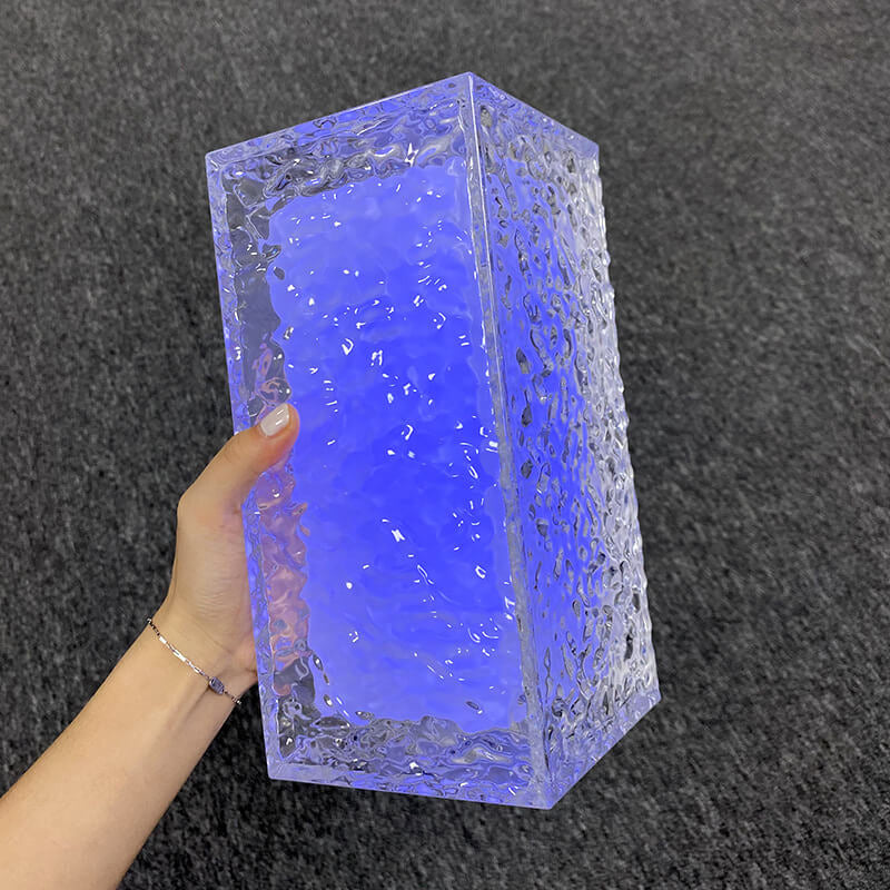 Creative Ice Cube Acrylic RGB LED Decorative Table Lamp