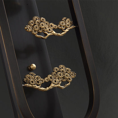 Modern Chinese Rectangular Copper Marble LED Wall Sconce Lamp