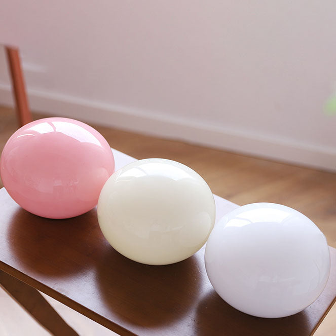 Nordic Minimalist Nostalgic Glass Sphere 1-Light Table Lamp