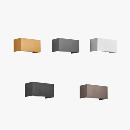 Nordic Minimalist Aluminum Square Flat Adjustable Beam LED Reading Wall Sconce Lamp