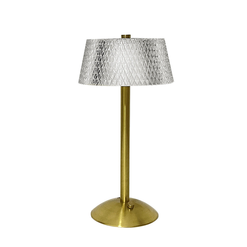 Nordic Retro Minimalist Metal USB Rechargeable LED Night Light Table Lamp