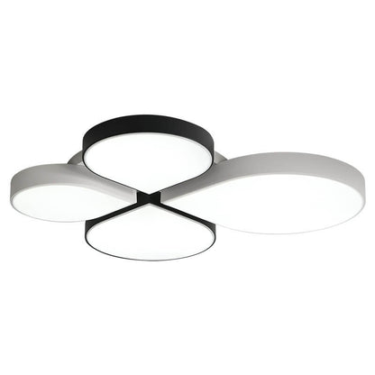 Modern Minimalist Four Leaf Clover Acrylic LED Flush Mount Ceiling Light
