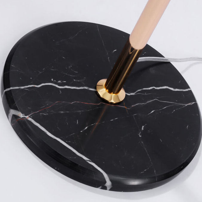 Modern Creative Dandelion Shade Crystal  Aluminum  Marble Base 8/9-Light Standing Floor Lamp