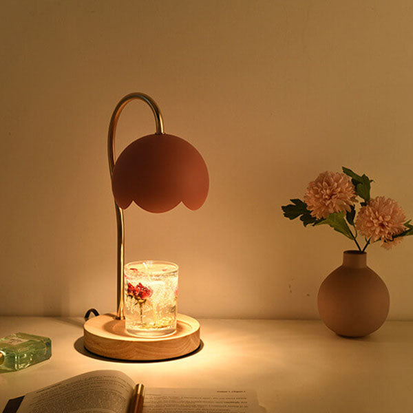 Nordic Rose Dome Dimmable 1-Light Melting Wax Table Lamp